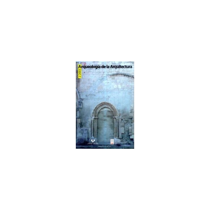 ARQUEOLOGIA DE LA ARQUITECTURA 2 2003
