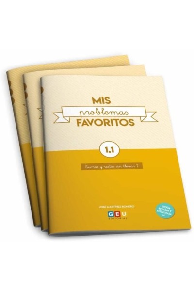 PACK 1º PROBLEMAS FAVORITOS 1.1 1.2 1.3 + ORGANIZADO SEMANA