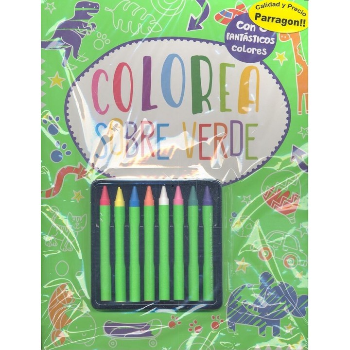COLOREA SOBRE VERDE