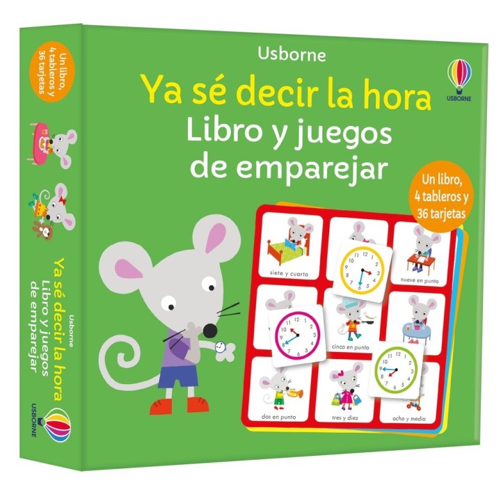 APRENDO A DECIR LA HORA LIBRO JUEG EMPAR