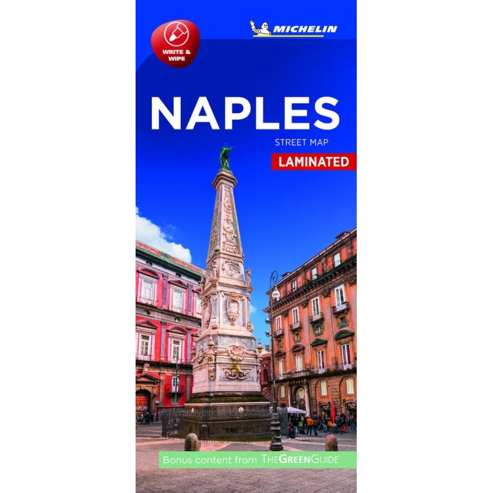 MAPA PLEGLABLE PLASTIFICADO NAPOLES