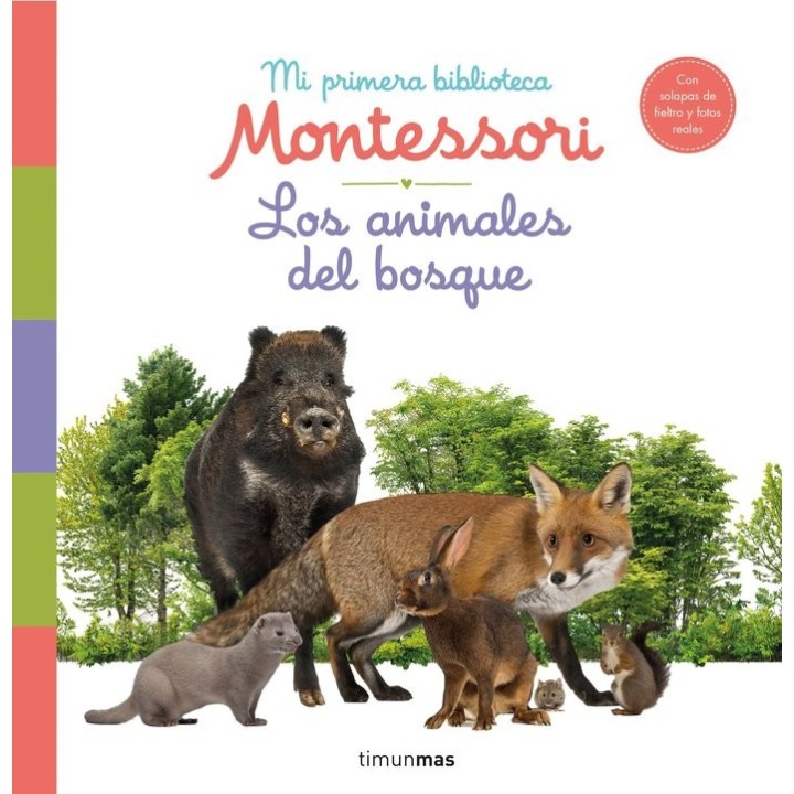 LOS ANIMALES DEL BOSQUE MI PRIMERA BIBLIOTECA MONTESSORI