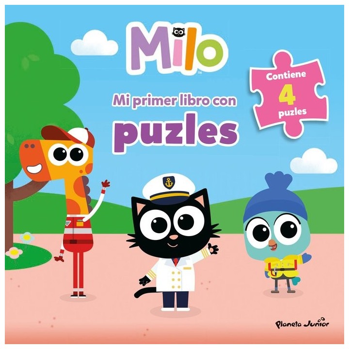 MILO MI PRIMER LIBRO CON PUZLES