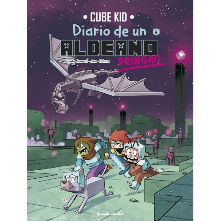 MINECRAFT DIARIO DE UN ALDEANO PRINGAO COMIC 4