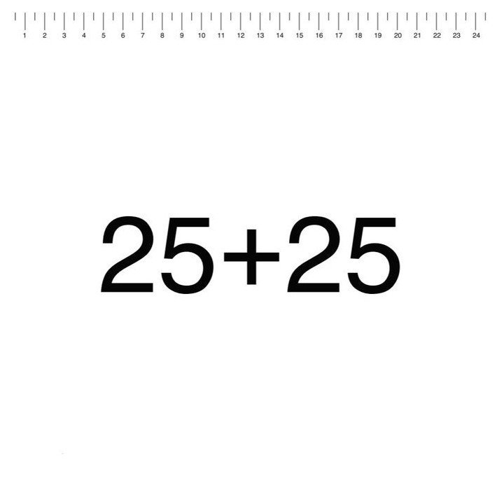 25+25