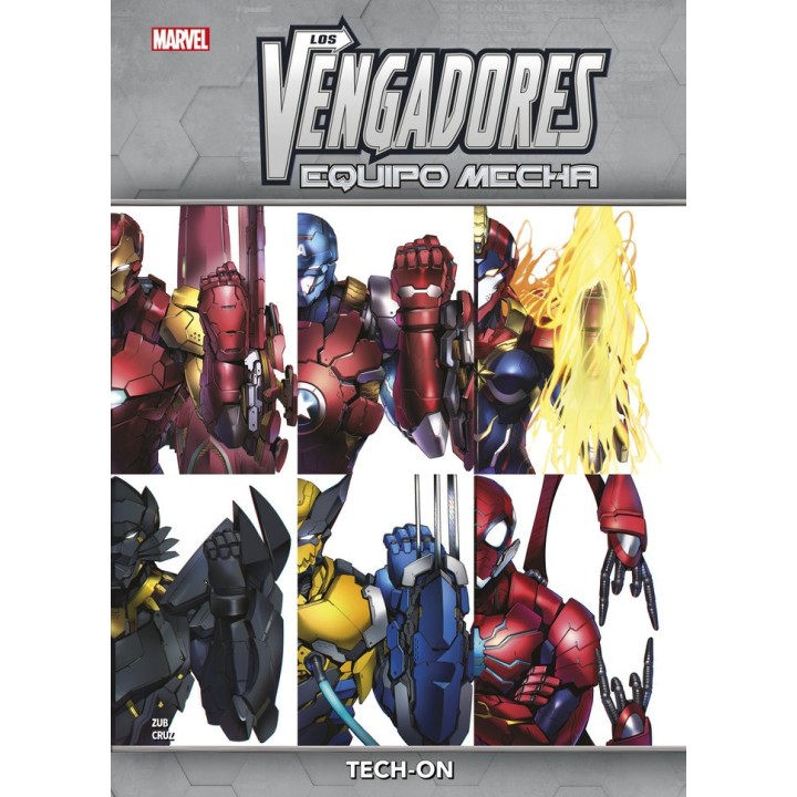 LOS VENGADORES EQUIPO MECHA TECH ON