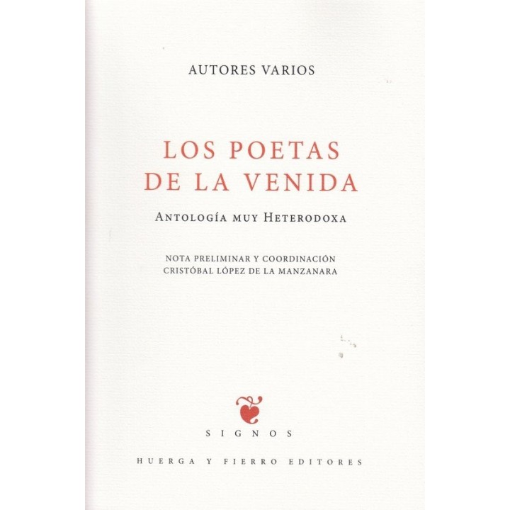 POETAS DE LA VENIDA