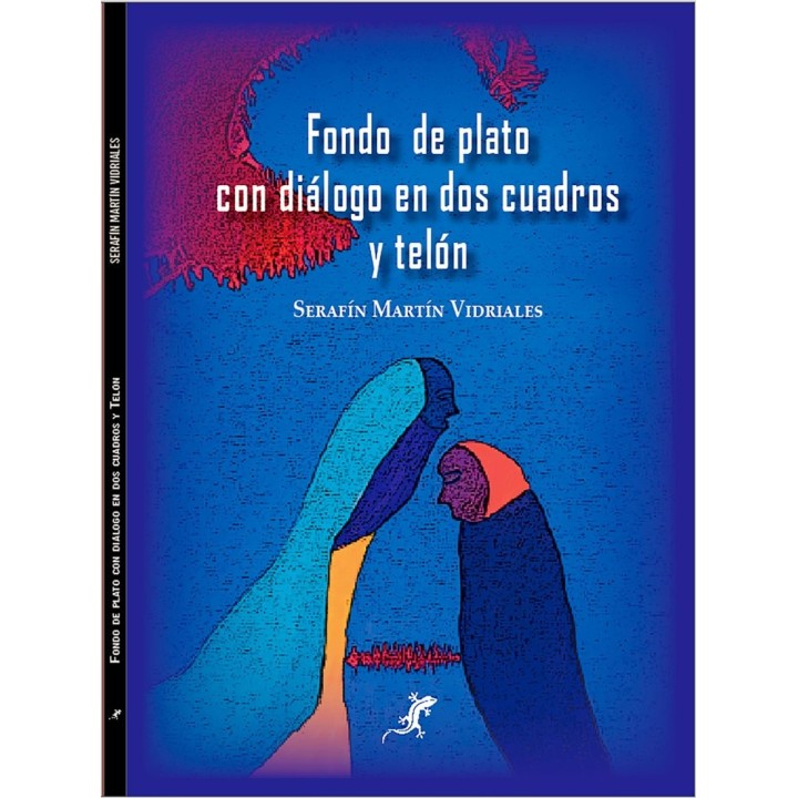 FONDO DE PLATO CON DIALOGO EN DOS CUADROS Y TELON