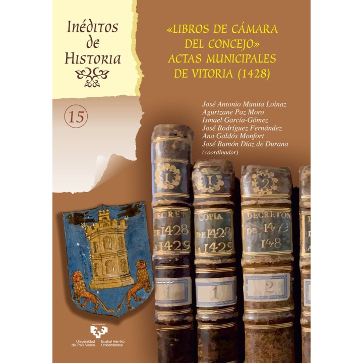 LIBROS DE CAMARA DEL CONCEJO ACTAS MUNICIPALES DE VITORIA