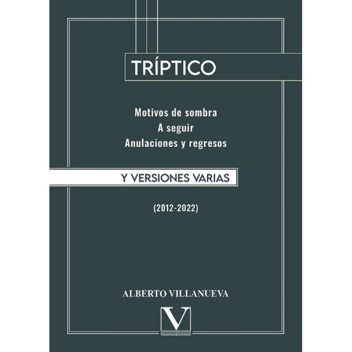 TRIPTICO Y VERSIONES VARIAS 2012 2022