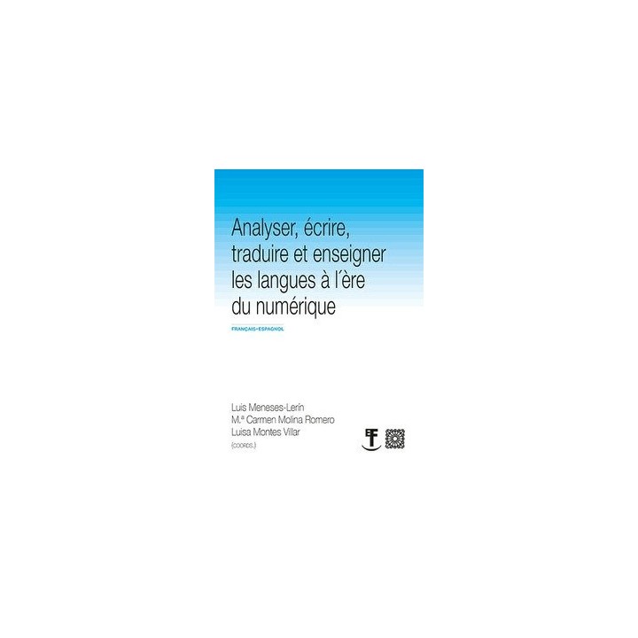ANALYSER ECRIRE TRADUIRE ET ENSEIGNER LES LANGUES LERE DU N