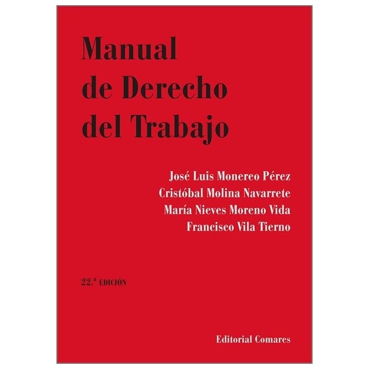 MANUAL DE DERECHO DEL TRABAJO 22ª ED