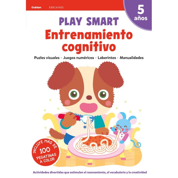 ENTRENAMIENTO COGNITIVO 3 5AÑOS 20 PLAY SMART GAKKEN