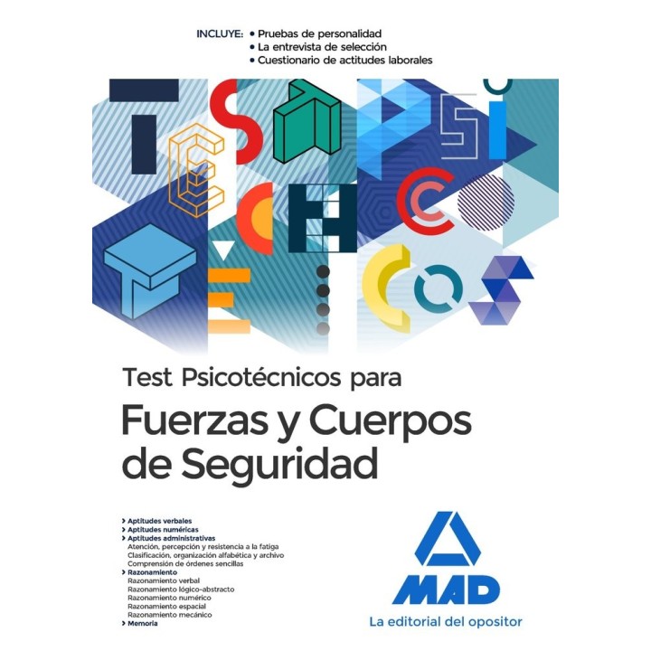 TEST PSICOTECNICOS PARA FUERZAS Y CUERPOS DE SEGURIDAD