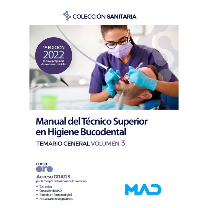 MANUAL TECNICO SUPERIOR HIGIENE BUCODENTAL. TEMARIO G