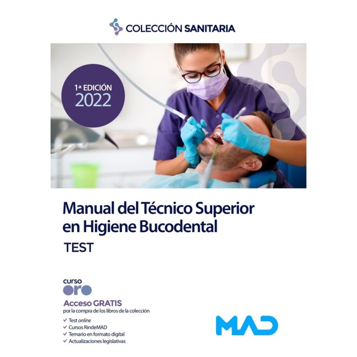 MANUAL DEL TECNICO SUPERIOR EN HIGIENE BUCODENTAL. TEST