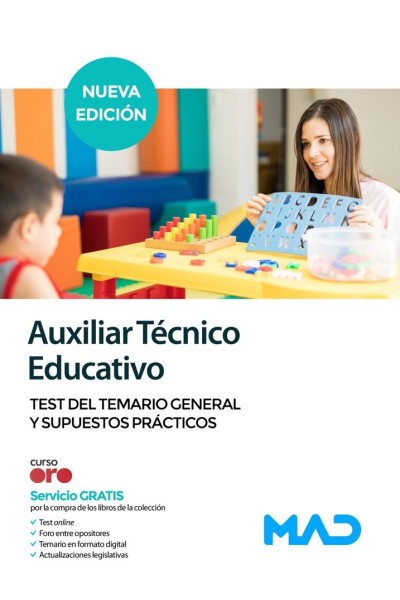 AUXILIAR TECNICO EDUCATIVO TEST TEMARIO GENERAL Y SUPU