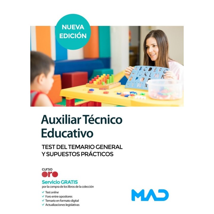 AUXILIAR TECNICO EDUCATIVO TEST TEMARIO GENERAL Y SUPU