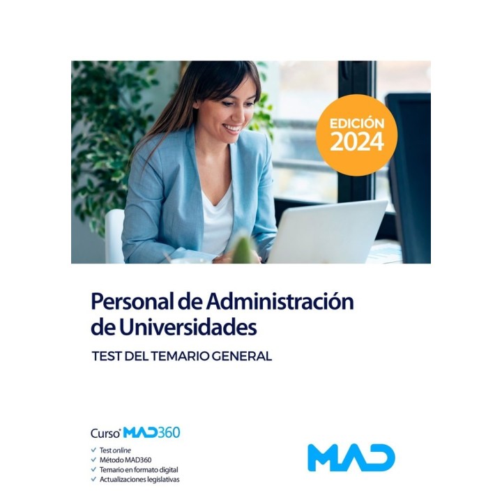 PERSONAL ADMINISTRACION UNIVERSIDADES TEST TEMARIO GENERAL