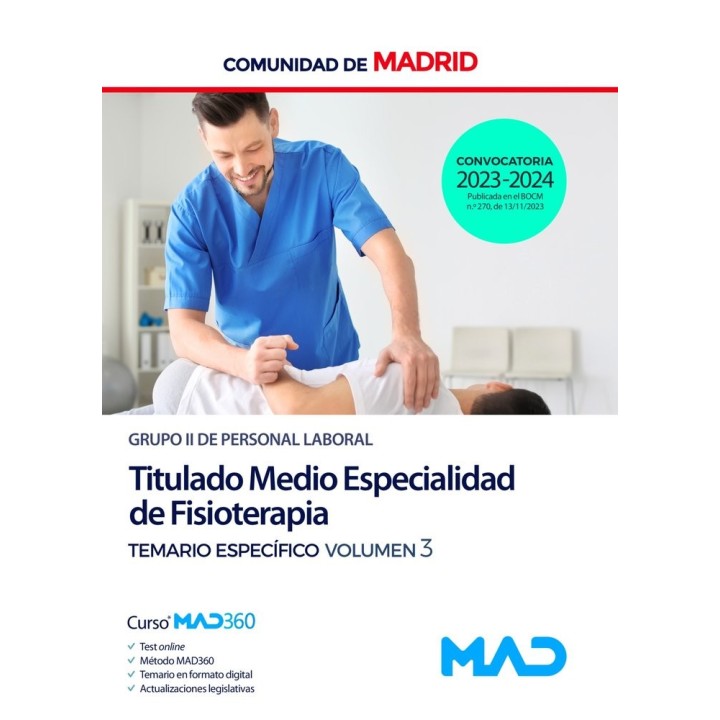 TITULADO MEDIO ESPECIALIDAD FISIOTERAPIA GRUPO II TEMARIO 3