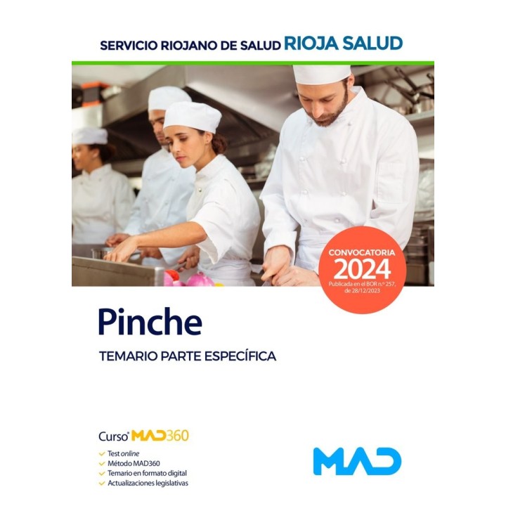 PINCHE TEMARIO PARTE ESPECIFICA SERVICIO RIOJANO SALUD