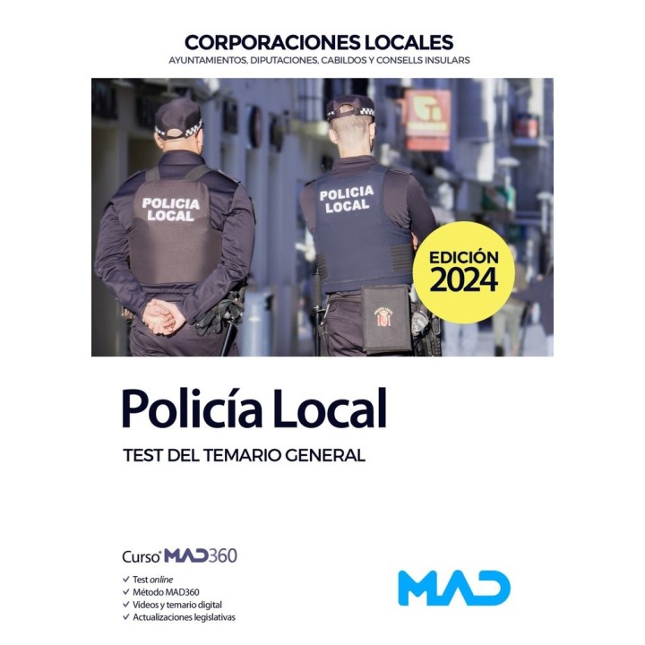 POLICIA LOCAL TEST DEL TEMARIO GENERAL