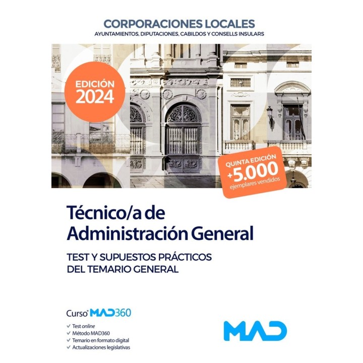 TECNICO ADMINISTRACION GENERAL AYUNTAMIENTO DIPUTACION TEST