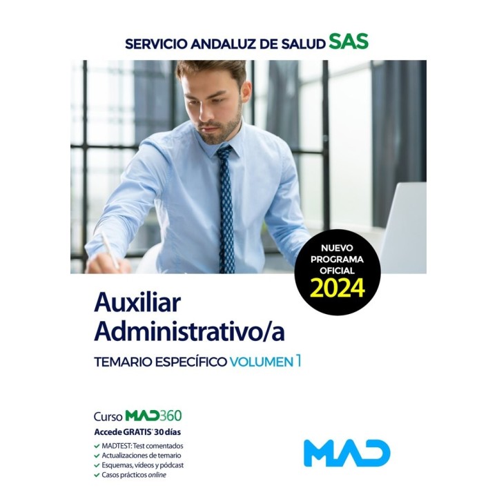 AUXILIAR ADMINISTRATIVO VOLUMEN 1 SERVICIO ANDALUZ SALUD