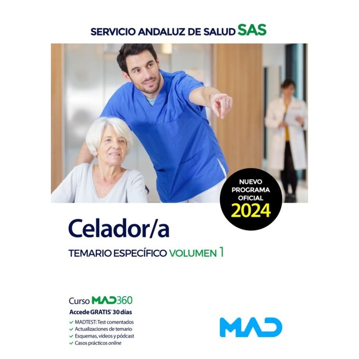 CELADOR/A TEMARIO ESPECIFICO VOLUMEN 1 SERVICIO ANDALUZ SAL
