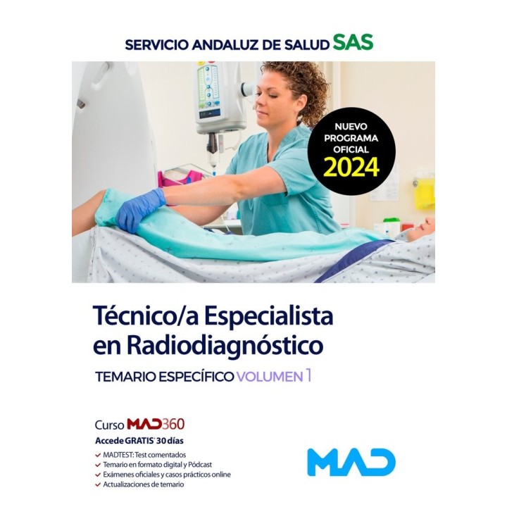 TECNICO/A ESPECIALISTA RADIODIAGNOSTICO TEMARIO 1 ANDALUZ S