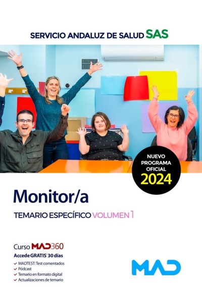 MONITOR/A TEMARIO ESPECIFICO 1 SERVICIO ANDALUZ SALUD