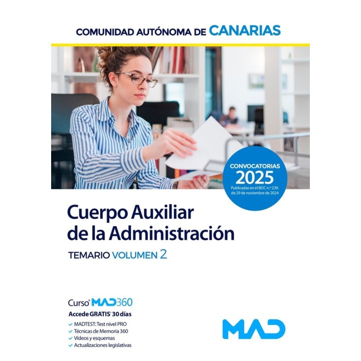 CUERPO AUXILIAR ADMINISTRACION PUBLICA TEMARIO 2 COMUNIDAD