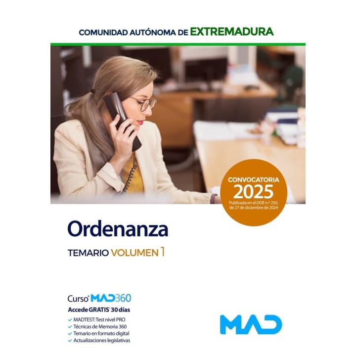 ORDENANZA PERSONAL LABORAL GRUPO V 1 EXTREMADURA