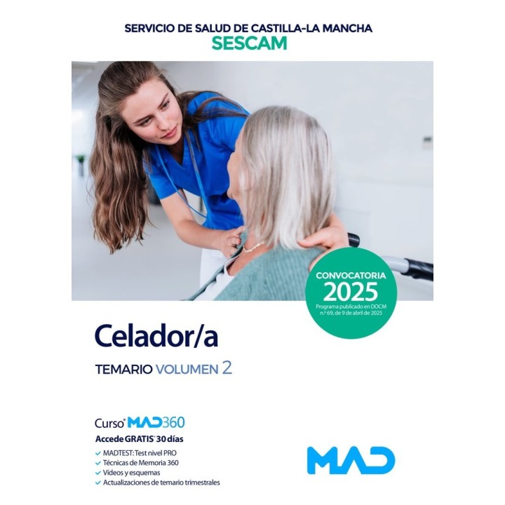 CELADOR/A TEMARIO 2 SERVICIO SALUD CASTILLA LA MANCHA