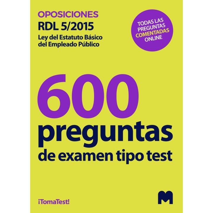 TEST OPOSICION SOBRE REAL DECRETO LEGISLATIVO 5/2015 30 OCT