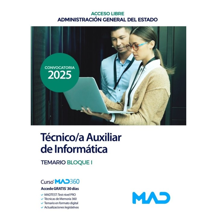 TECNICO/A AUXILIAR DE INFORMATICA TEMARIO BLOQUE 1