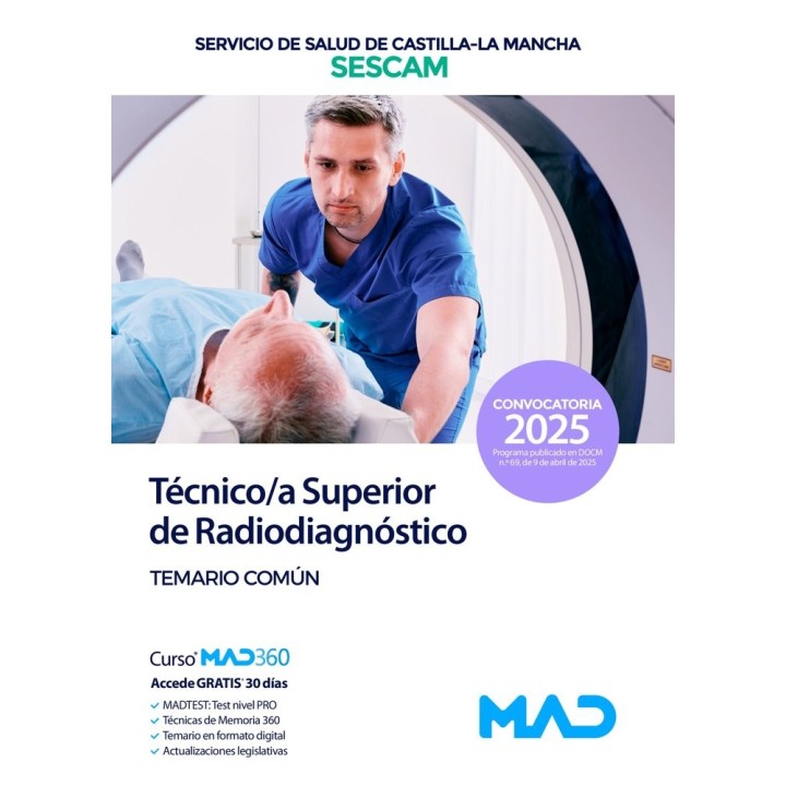TECNICO/A SUPERIOR RADIODIAGNOSTICO TEMARIO COMUN CASTILLA