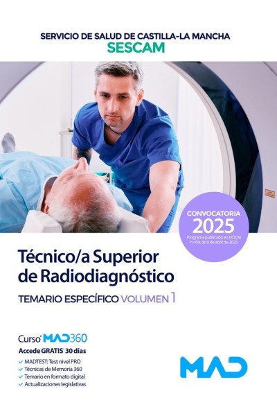 TECNICO/A SUPERIOR RADIODIAGNOSTICO TEMARIO ESPECIFICO 1