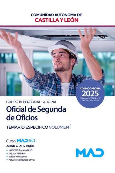 OFICIAL SEGUNDA OFICIOS GRUPO IV PERSONAL LABORAL ESPECIFIC