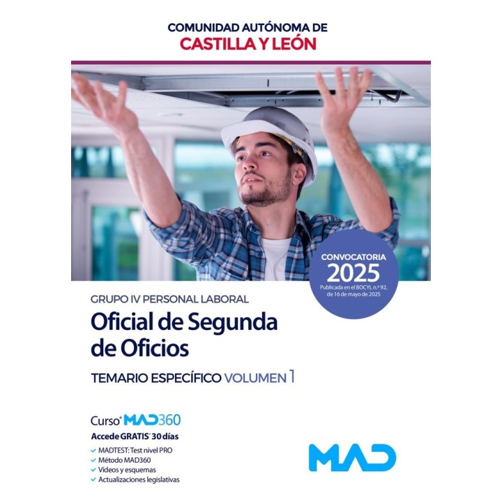 OFICIAL SEGUNDA OFICIOS GRUPO IV PERSONAL LABORAL ESPECIFIC