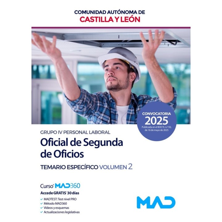 OFICIAL SEGUNDA OFICIOS GRUPO IV PERSONAL LABORAL ESPECIFIC