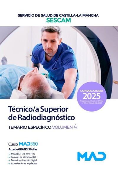 TECNICO/A SUPERIOR RADIODIAGNOSTICO TEMARIO 4 CASTILLA MANC