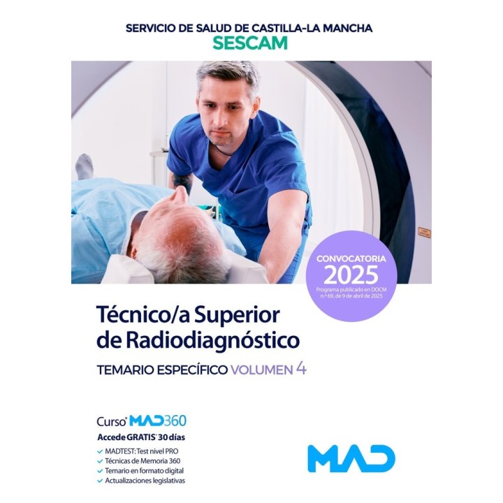 TECNICO/A SUPERIOR RADIODIAGNOSTICO TEMARIO 4 CASTILLA MANC