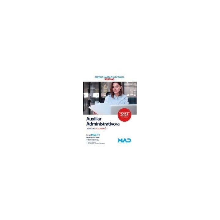 AUXILIAR ADMINISTRATIVO/A TEMARIO 2 SERVICIO MADRILEÑO SERM