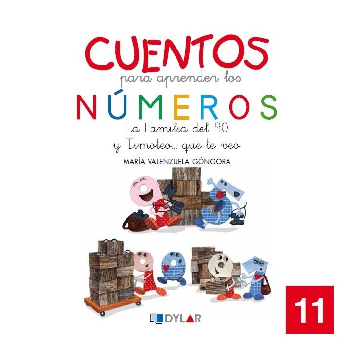 CUENTOS PARA APRENDER NUMEROS 11 LA FAMILIA DEL 90 Y T
