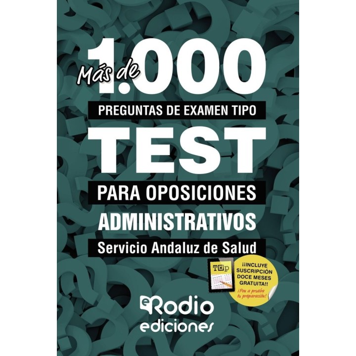 MAS DE 1000 PREGUNTAS EXAMEN TIPO TEST PARA OPOSICION SAS