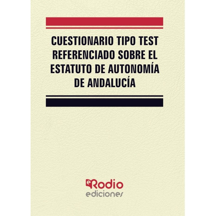 CUESTIONARIO TIPO TEST REFERENCIADO SOBRE EL ESTATUTO DE AUT