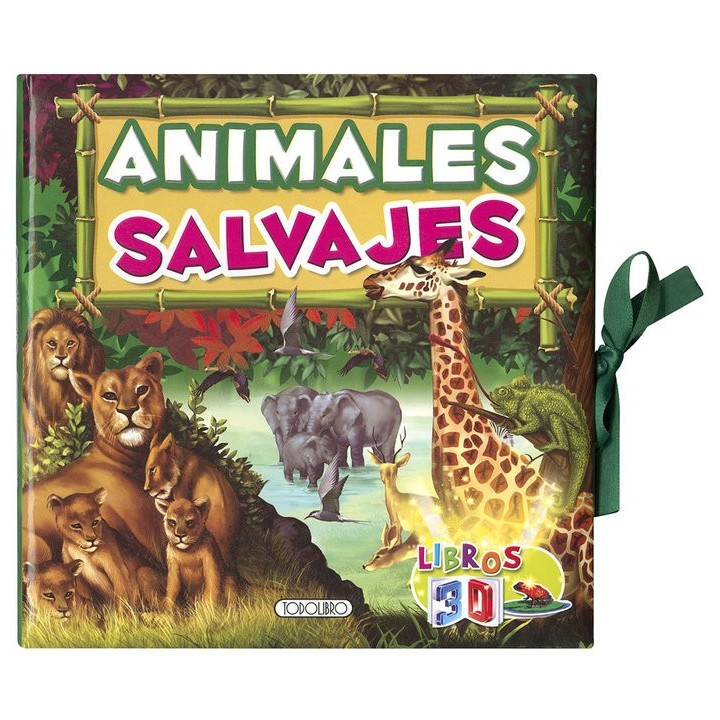 LIBROS 3D ANIMALES SALVAJES