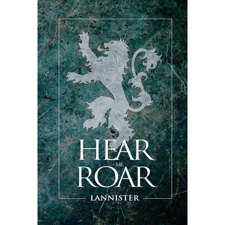 BLOC DE NOTAS GAME OF THRONES HEAR ME ROAR