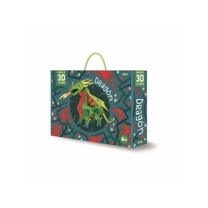 DRAGON 3D NIÑOS CON MAQUETA EDIC ILUSTRADA